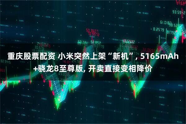 重庆股票配资 小米突然上架“新机”, 5165mAh+骁龙8至尊版, 开卖直接变相降价